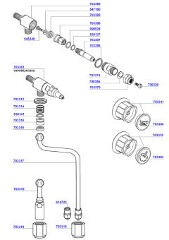 Bezzera - Steam and hot water valves 2