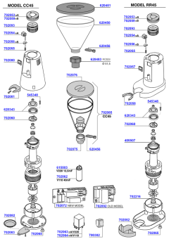 Boema - Cc45 / rr45 grinder parts