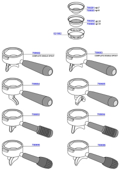 Cimbali - Portafilters and filter baskets 2
