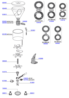 Faema - Hopper and doser parts