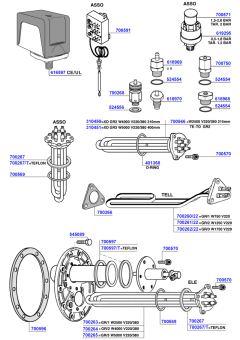Gaggia - Elements and boiler components