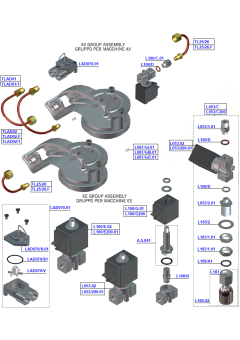La Marzocco FB70 - Boiler Hot Water Valve Assembly