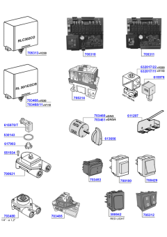NS - Control boards, switches and electrical components