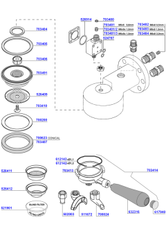 NS - Group head solenoid operated and portafilters