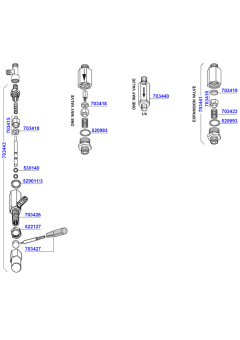 NS - Water inlet and oneway valves