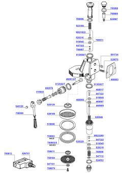 Pavoni - Group head e61 lever operated