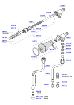 Rancilio - Steam and hot water valves