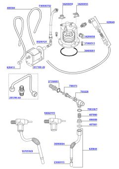 Rancilio Silvia V3/V4 Boiler, Pump and Steam Valves
