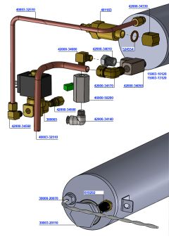 Pre heat Tank Assembly V3