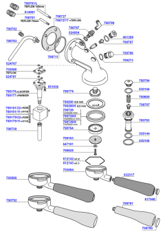 Wega - New model group head and portafilters