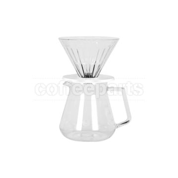 Timemore Crystal Eye Glass Brew Set 02-Cup: White