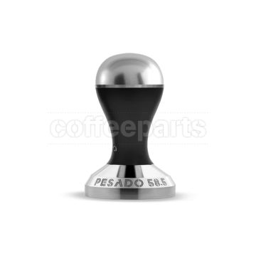 Pesado 58.5mm Modular Coffee Tamper: Black and Silver