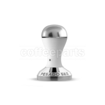Pesado 58.5mm Modular Coffee Tamper: White and Silver