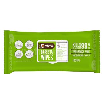 Cafetto Barista Wipes - Coffee Equipment Cleaning Wipes