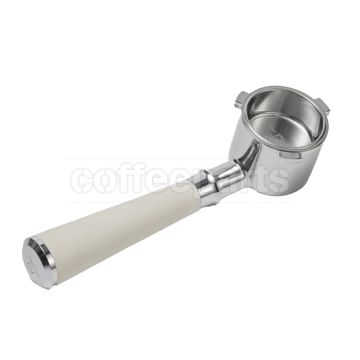 Muvna DeLonghi 9355-9335 Silicone Bottomless Coffee Portafilter: 51mm White