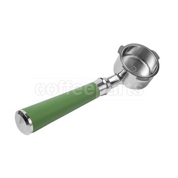 Muvna Breville Silicone 3-Lug Bottomless Coffee Portafilter: 54mm Green