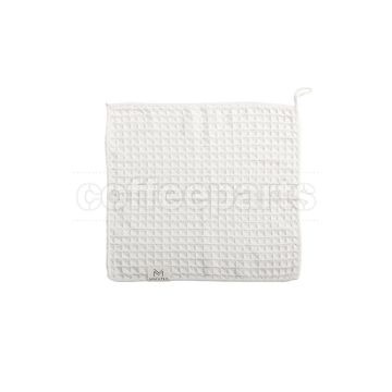 Muvna Small Waffle Barista Towel: 30x30 White