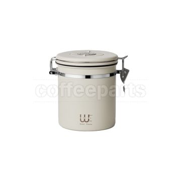 Muvna 500g Coffee Storage Container: White