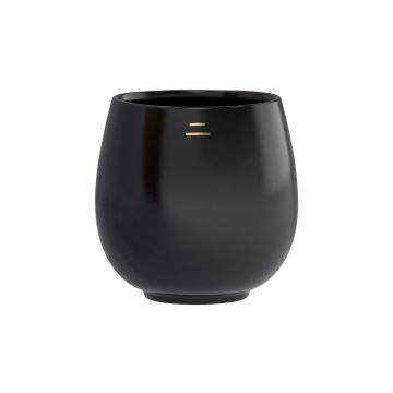 Ni Wares Bouba 400ml Coffee Cup: Black
