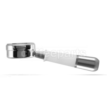 Pesado Modular Bottomless Portafilter with White/Silver handle - to fit LM/E61