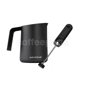 Subminimal NanoFoamer Lithium & FlowTip Milk Jug: Black