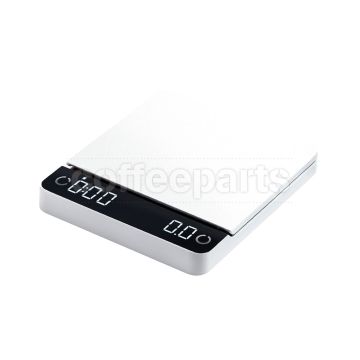 zeroHero Yunzhi E-Smart Scales: White, precision coffee weighing scale.