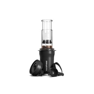 AeroPress GO Plus Travel Coffee Maker: Black