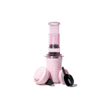 AeroPress GO Plus Travel Coffee Maker: Pink