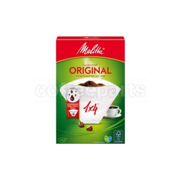 Melitta 1x4 White Paper Filters - 40 Pk 