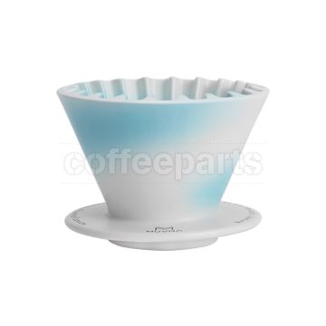 Muvna Cake (Wave 185) Ceramic Filter Dripper: Blue