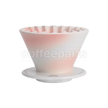 Muvna Cake (Wave 185) Ceramic Filter Dripper: Pink