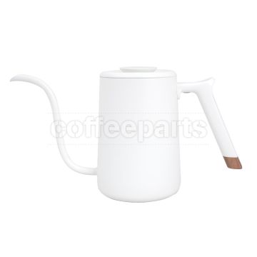 Timemore 700ml Fish Pure Pour Over Kettle: White gooseneck kettle