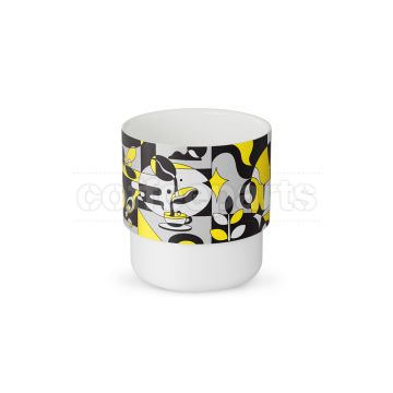 MHW Swirl Cup: Black/Gold