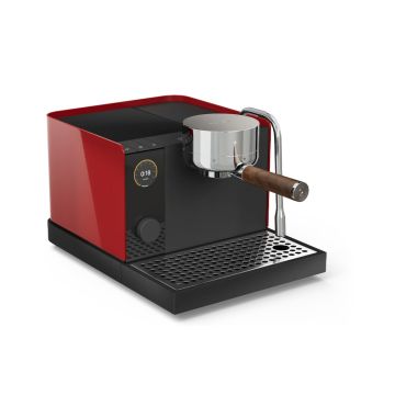 Fellow Espresso Series 1 Home Coffee Machine: Red/Walnut