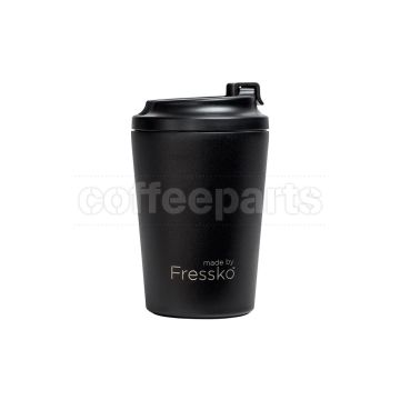 ﻿Fressko Camino Reusable Coffee Cup 340ml : Coal (Black)