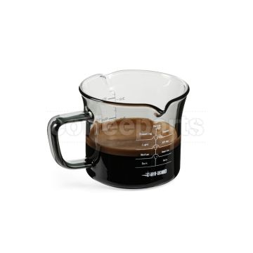 MHW Glass Measuring Cup: 120ml w Double Spout: Grey