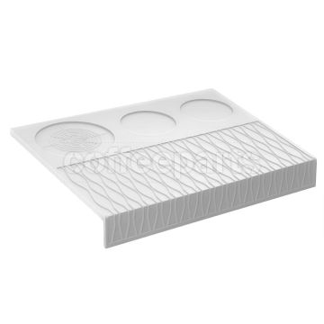 iKape V2 Coffee Tamper Mat: Snow White