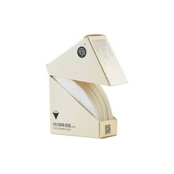 zeroHero V01 Paper Filter: White 100pcs