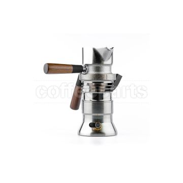 Modern 9Barista espresso machine showcasing premium stainless steel.