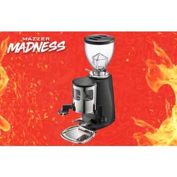Mazzer Mini Doser/Manual Home Coffee Grinder: Black