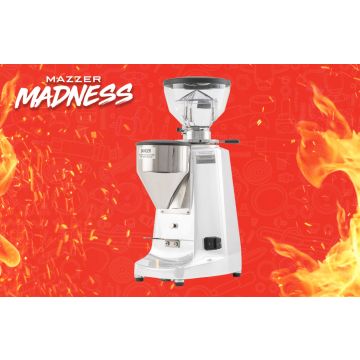 Mazzer Mini D Home Coffee Grinder: White