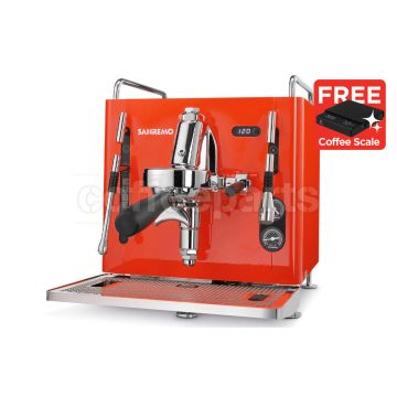 SanRemo Cube R Coffee Machine: Red