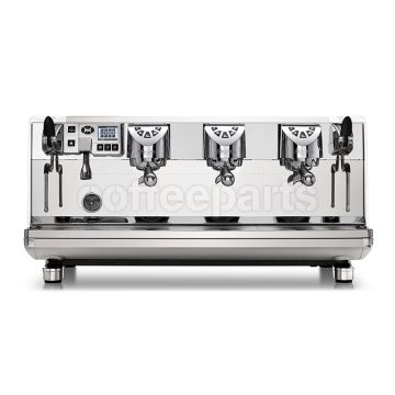 VA White Eagle DIGIT 3-Group Commercial Coffee Machine: White