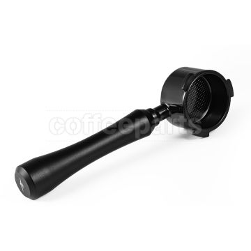 MHW Astra Collection Bottomless Portafilter: 51mm Black/Black (Delonghi)