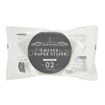 Hario Paper Filter 02W 100sheets