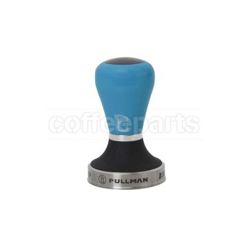 Pullman Barista 58.55mm BigStep Stainless FlatTamper : Teal Blue