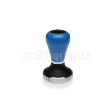 Pullman Barista 58.3mm Flat Tamper with Blue Blaze Handle