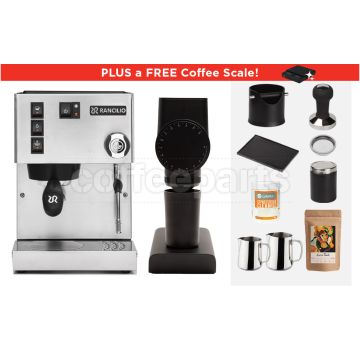 Rancilio V6 / Sculptor 064S Espresso Machine Package: Silver