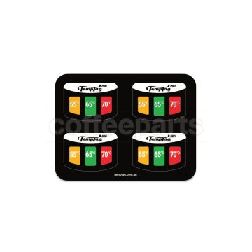 TempTag Stick on Milk Jug Thermometer Pro x 4 Stickers