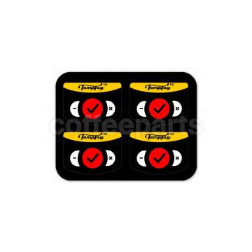 TempTag Stickon Milk Jug Thermometer TRI Yellow x 4 Stickers